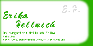 erika hellmich business card